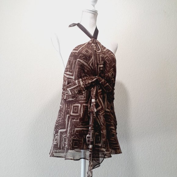 BCBGMaxAzria Halter Blouse - Picture 2 of 16